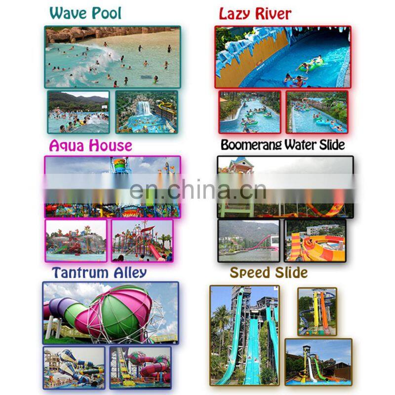 Outdoor Water Park Swimming Pool Lazy River With Wave Making Machine