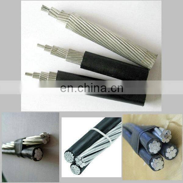 Overhead Duplex/Triplex/Quadruplex xlpe insulated ABC cable sizes