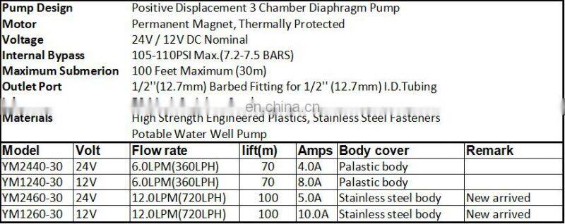 Jetmaker High Quality 12V 5Hp Small Solar Fountain Pool Pump With Ce Certificate
