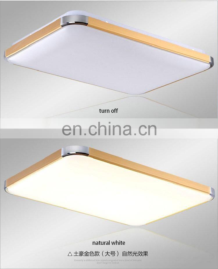 modern ultra-thin led ceiling lamps Nonpolar dimmable rectangular bedroom lamps