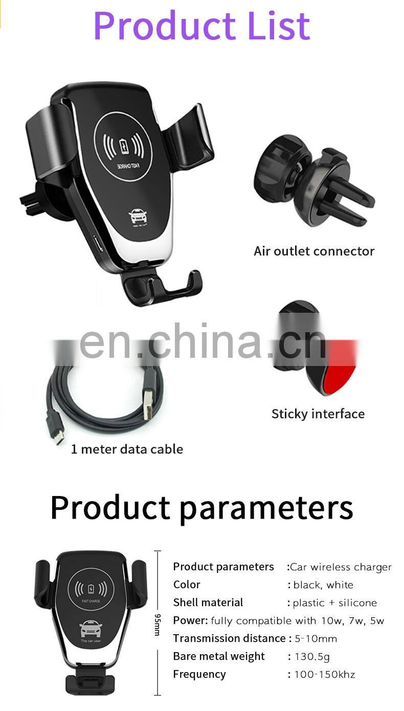 Qi Wireless Charging New Product 2020 Wholesale Mobile Phone Wireless Charging Pad Car For Apple Wireless Charger