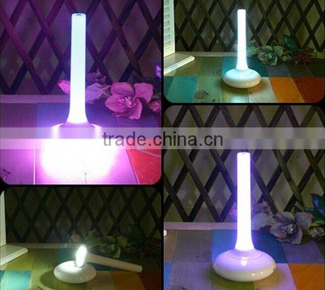 2in1 color changing led table light and 3led torch light
