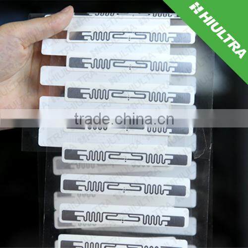 Adhesive back nfc paper sticker