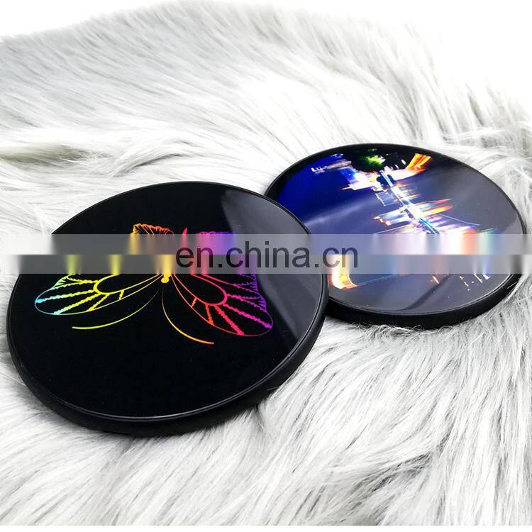 10W Fast Charging Charger Promotional Qi Wireless Charger with Customized Glowing logo