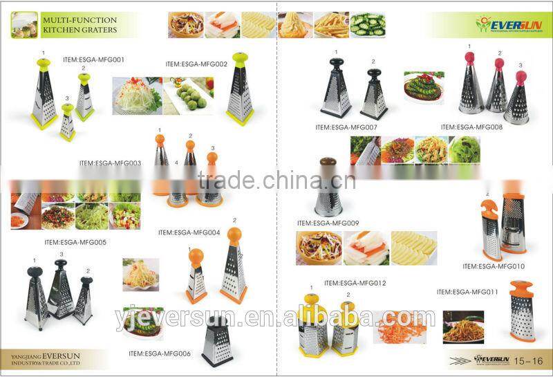 Private labeling latest design grater stainless steel