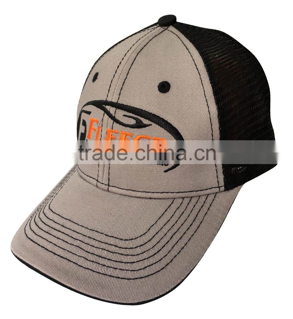 custom 6 panel mesh hat