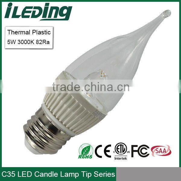 Wholesale Warm White High Lumonius Flux 300lm 5W LED Candles