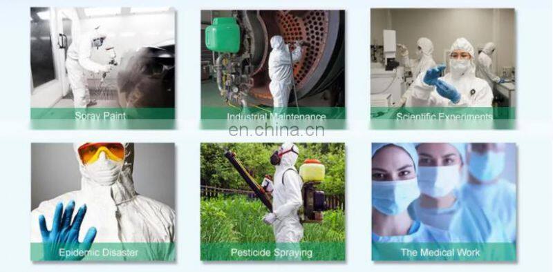 Ppes Suit Disposable Coveralls Type 5 6 Overalls En14126