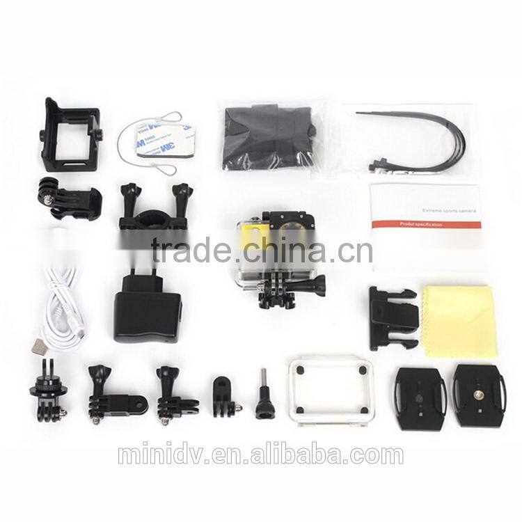 8 colors available 30 meters waterproof full hd 1080p action camera with wifi - SJ7000 with 2.0inch ltps wide screen, 720p 60fps