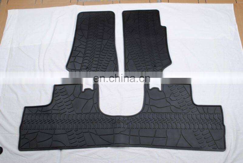 J170 jk 4x4 plastic floor foot mat Foot pad FOR JEEP FOR Wrangler JK 2007-2017 LANTSUN