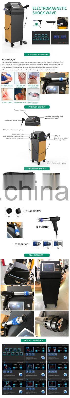 extracorporeal shockwave therapy focused low intensity shockwave therapy machine