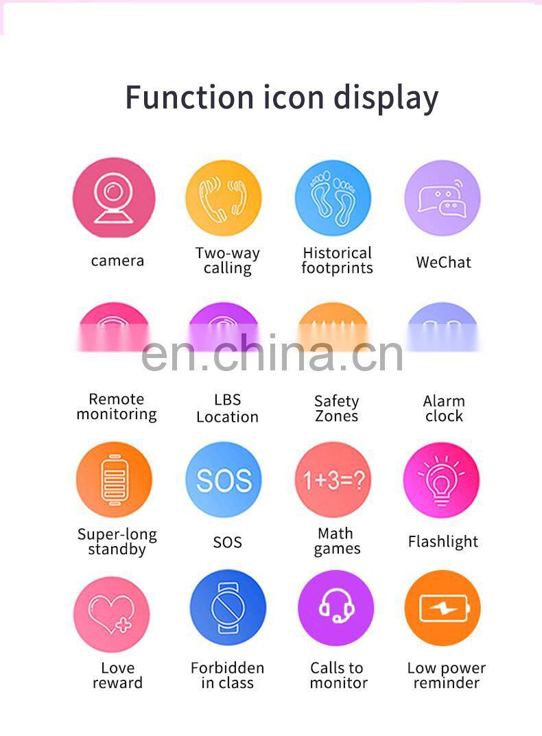 2019 New Private SOS Calling Remote Monitor Smartwatch Phone For Kids, Waterproof Kids Smart watch With Gps IP67 Phone Watch
