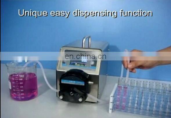 Super anti-interference speed-variable dc 12v dosing peristaltic pump with factory price