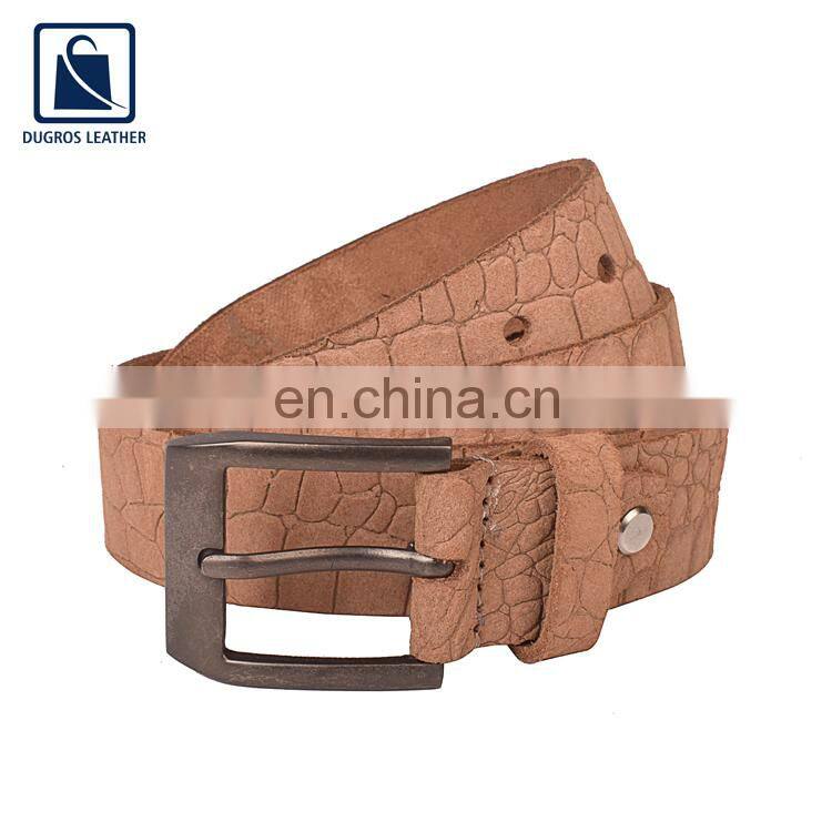 Matching Stitching Buckle Closure Type Luxury Design Top Selling Stylish Look Genuine Leather Belt for Men at Best Price