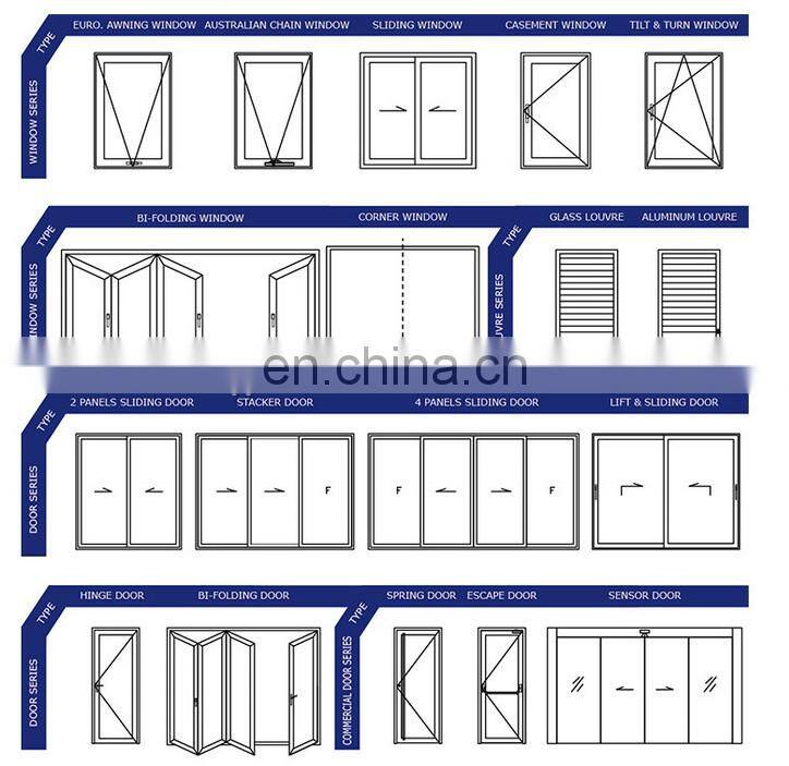 YY designed Australia standard modern aluminium sliding window for home use