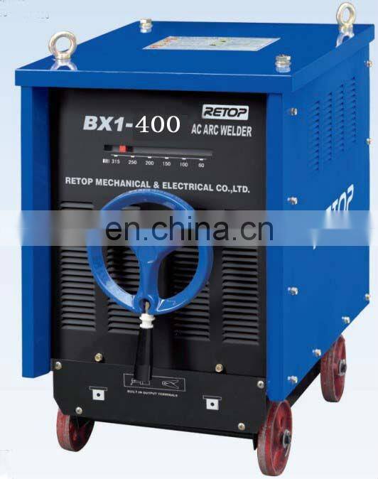 Popular Fan-cooled AC ARC Welder BX1-400 Equipments Producing