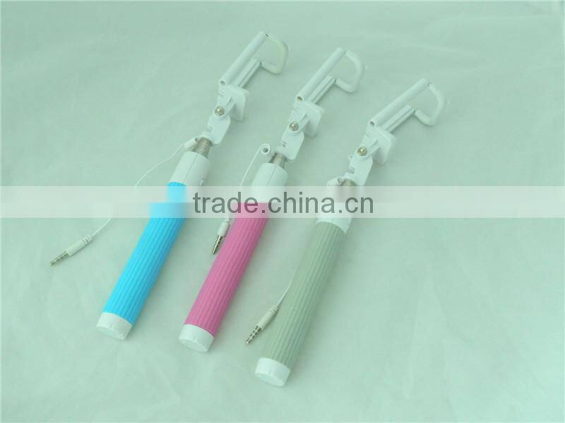 Z02 Plastic colorful selfie stick for motorola moto g with high quality