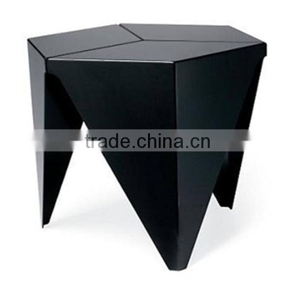 Unique design prismatic table exquisite metal coffee table