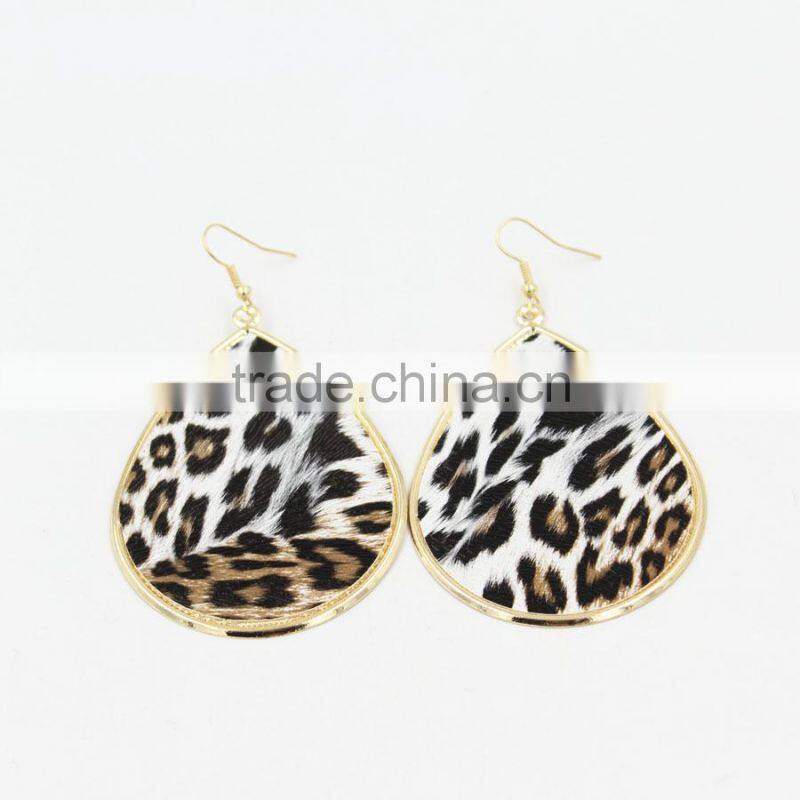 12 Pairs A Lot Mixed Wholesale Charm Multi Colors Tear Drop Design Leopard Ear Cuff Earrings
