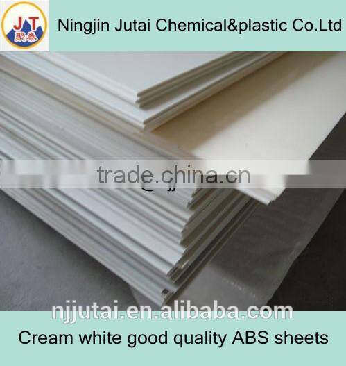 Cream white good quality ABS sheets