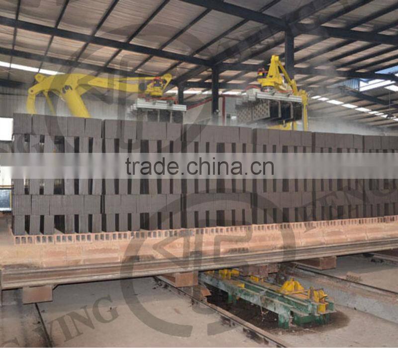 Tunnel kiln for burning bricks(Clay brick making production line)!!!