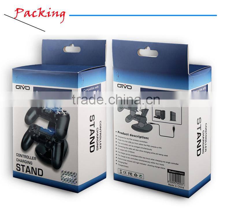 Wholesale Dual charger dock station stand for ps4 playstation game controller