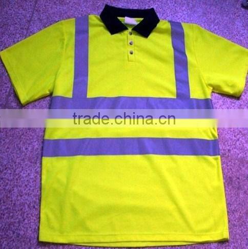 New style 100% polyester reflective safety vest short sleeve