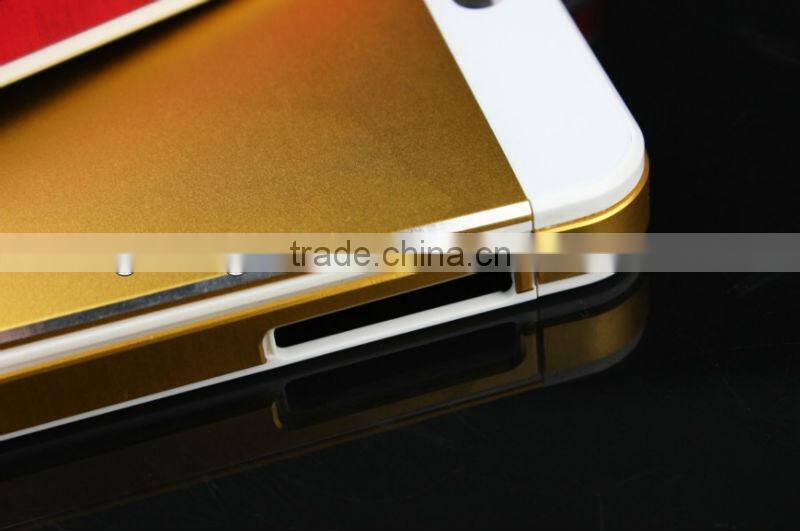 For IPhone5 Power Case ,Aluminum Flip Cover External Backup Battery Power Case for IPhone5 5s