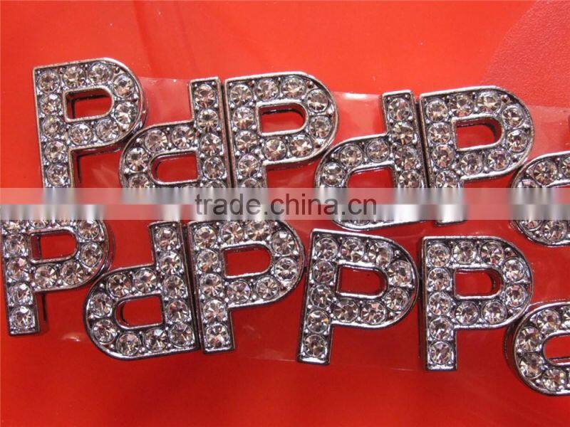In stock fast delivery diamante slide letters 10mm