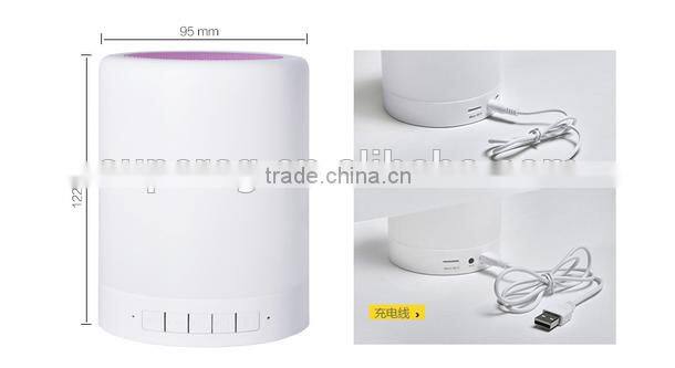 2016 New LED MINI Bluetooth Speaker USB Wireless Portable Music Sound Box Subwoofer Loudspeakers For phone PC with Mic