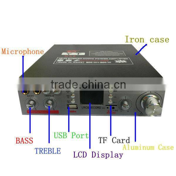 small subwoofer amplifier YT-K36 with USB/TF/Karaoke