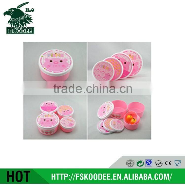 2015 Food Safe Wholesale Plastic Lunch box for kids food container for kids
