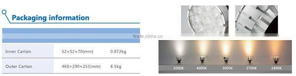 GU5.3 MR16 led light CE ROHS led light 8W 12VDC/AC