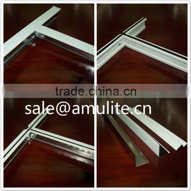 Galvanized Grooved t bar ceiling grid