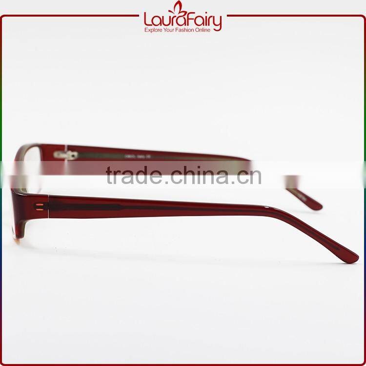 Laura Fairy 2016 New Design Women Wine Red Frame Optics Reading Glasses 2.5 Wholesale
