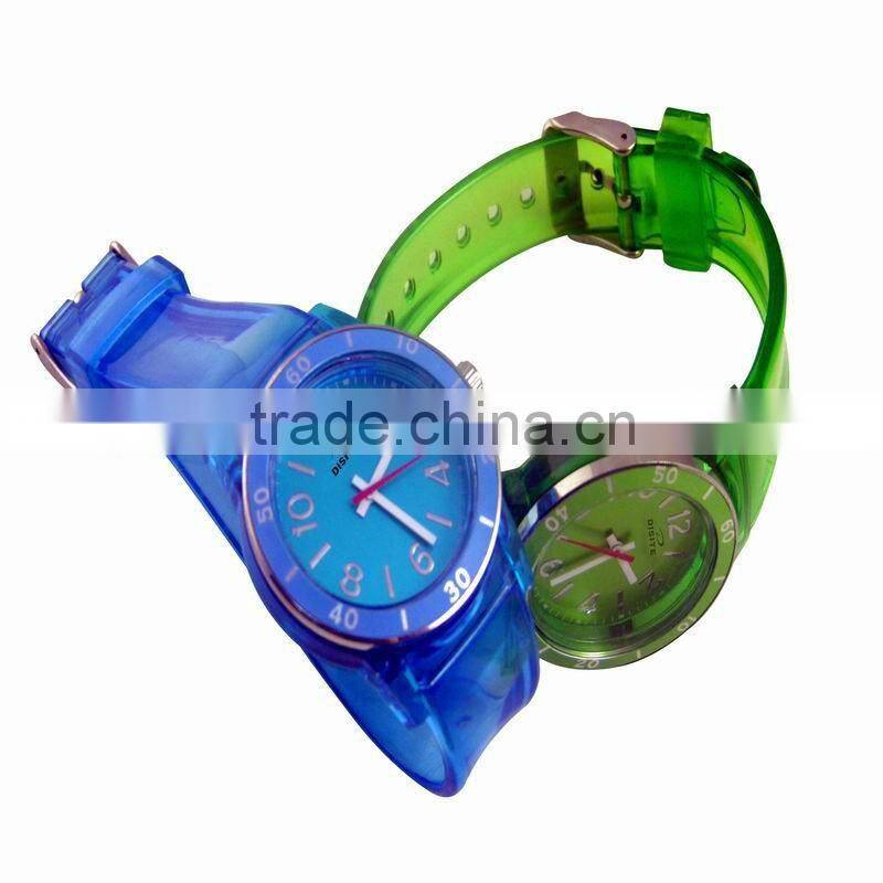Lowest Price New Logo Design Jelly Band Silicon Watch