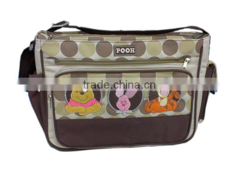 Brown Fashion Mummy Bag ,Baby Diaper Nappy Bag