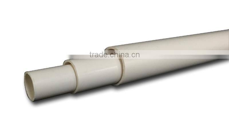 HOT FIRE RESISTANT HIGH END PVC ELECTRICAL CONDUITS /NO MOQ LIMITED FOR REGULAR SIZE