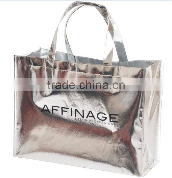 Metallic Laminated Shopper Bag