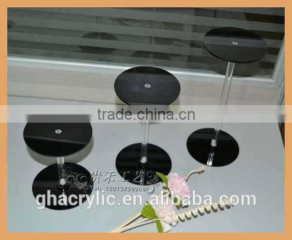 black color, transparent cosmetic display, lipstick display stand