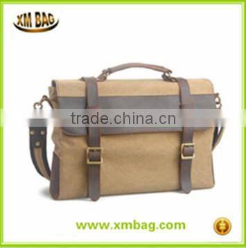 fashion style wterproof canvas messenger bags, briefcase