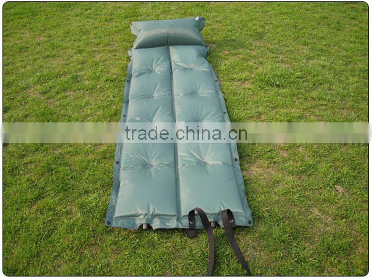 Inflatable outdoor camping mat