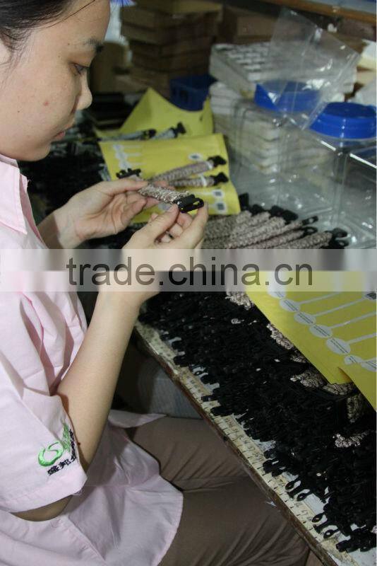 Cheap christmas woven paracord bracelet with logo