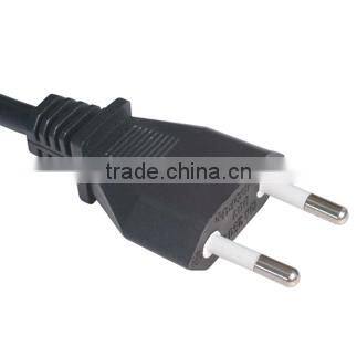Italy 2 prong power cord plug with IMQ certified