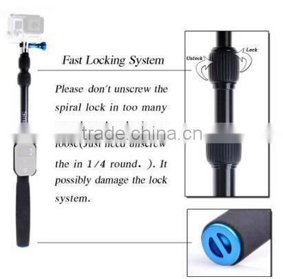 Smatree S2 Pole with Protective ClipCase for WiFi Remote Controller for Go Pro