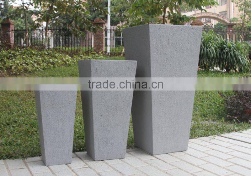 Fiber terrazzo pots - Handmade - Made in Vietnam