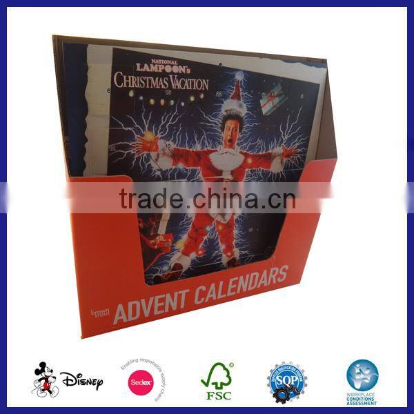 2016 wholesale Christmas chocolate handmade advent calendars