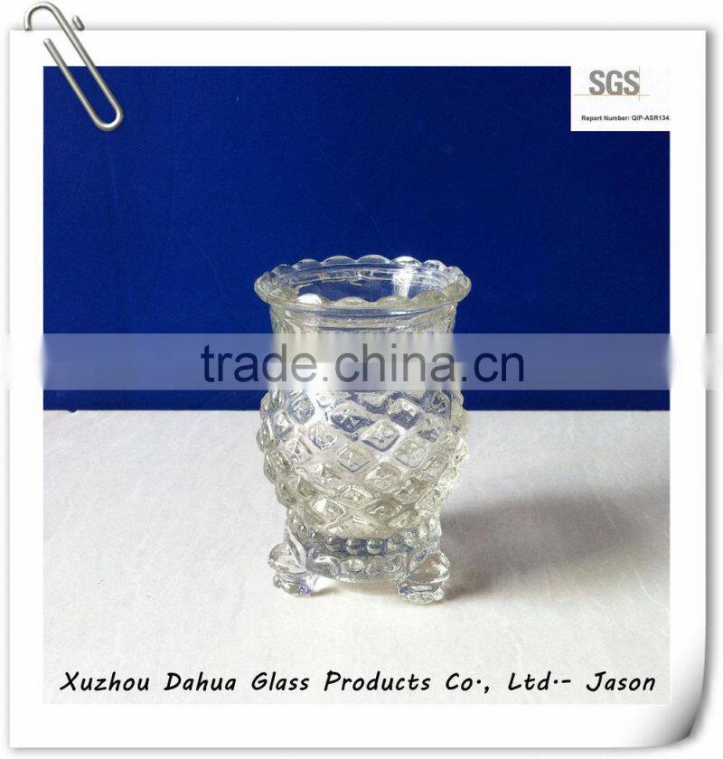 Wholesale colored and clear glass flower vases