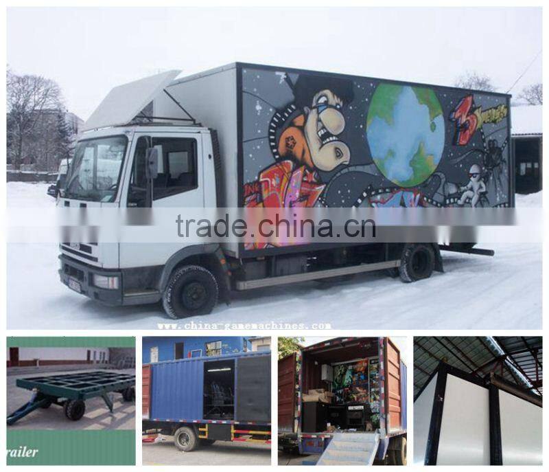 the best creative method for 5D mobile cinema simulator equipment from guangzhou xindy animation technology company