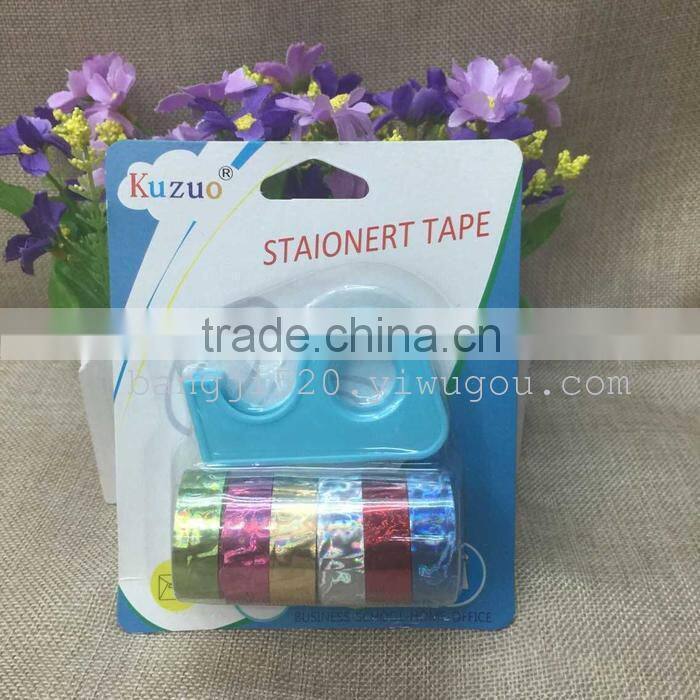 1.2 simple plastic tooth color tape dispenser custom make guest small tape dispenser